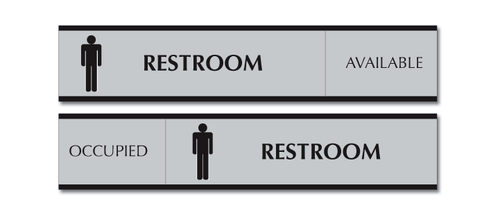 Restroom Occupied Sign