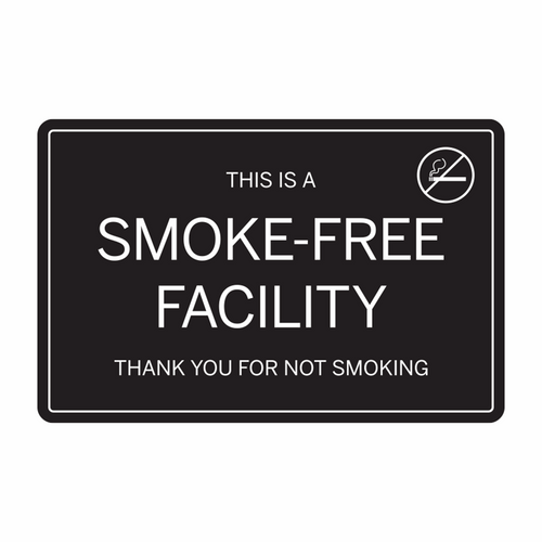 Thank You for Not Smoking Sign