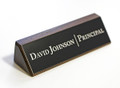 Principal Desk Sign - Walnut Wood Desk Sign for Movies