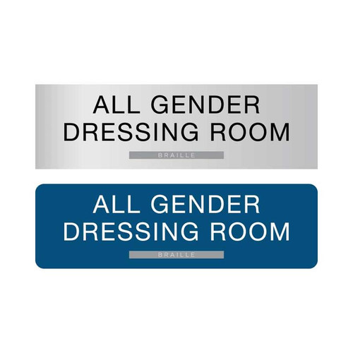 All Gender Dressing Room ADA Signs and Braille Office Signs