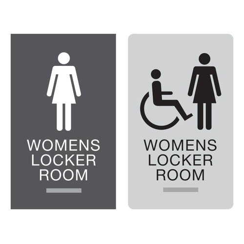 Women's Locker Room ADA Signs