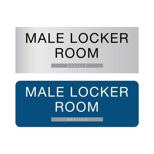 ADA Men's Locker Room Sign