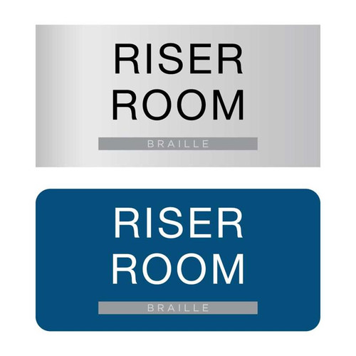 Riser Room Signs ADA and Braille Signs for Office