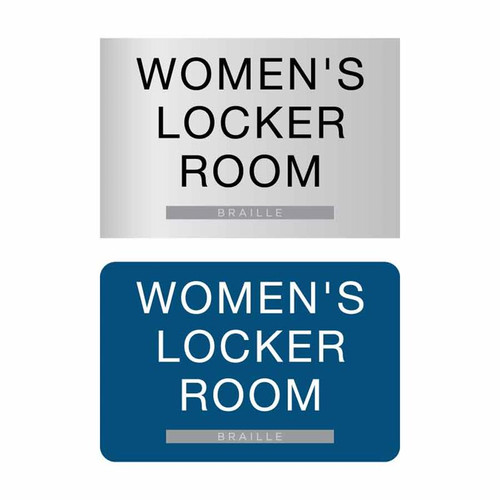 ADA Women's Locker Room Signage