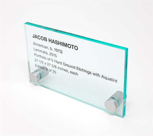 Printed Museum Placards and Art Name Plates