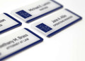 Back Printed Name Badges