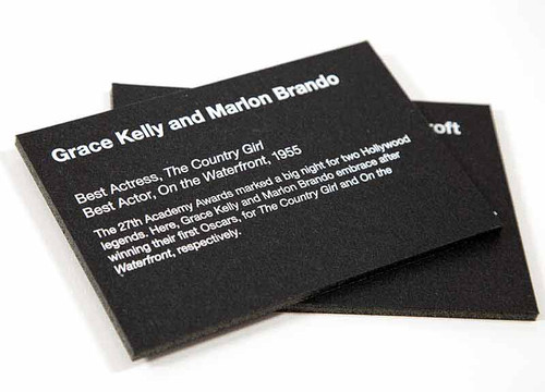 Museum Plaques and Gallery Placards for Artist Names and QR Codes
