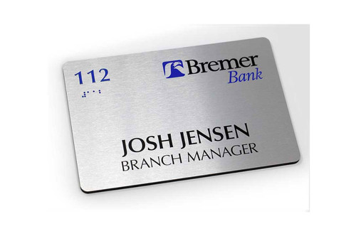 Printed ADA Sign Signs and Braille Office Signs in any Custom Color