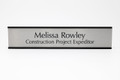 Brushed Metal Name Plates - Wall or Door Signs