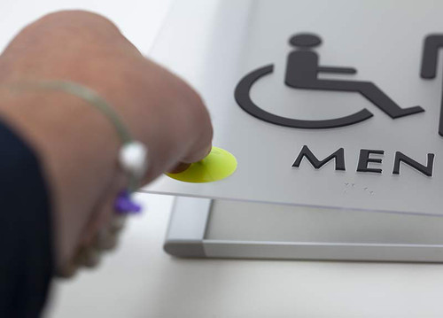 Metal Framed Braille Signs