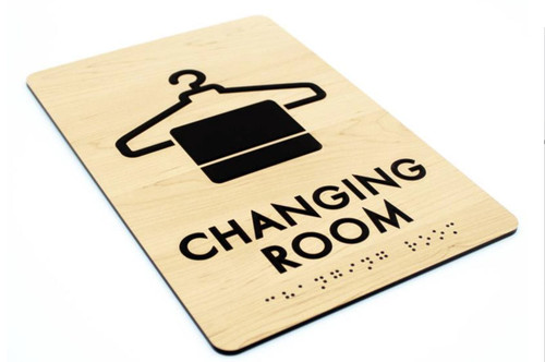 Changing Room Signs ADA Braille Office and Business Signs