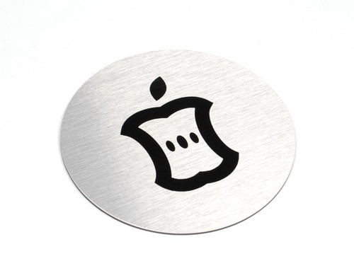 Brushed Aluminum Compost Sign