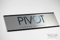 Brushed Metal Name Plates and Office Signs