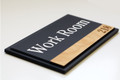 Cool Office Signs with Wood