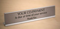 Desktop co pay signs