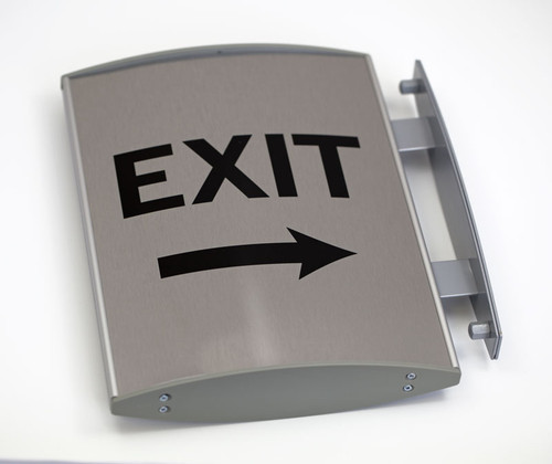 Interchangeable Corridor Signs - Left to Right Curve