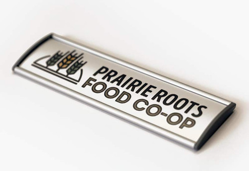 Small Curved Wall Signs - Top-to-Bottom Curve