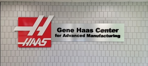 Gene HAAS Center Wall Sign