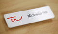 Full Color Laminated Plastic Name Tags