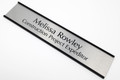 Custom Name Plates with Open Ended Frames. Office and Business Signs.