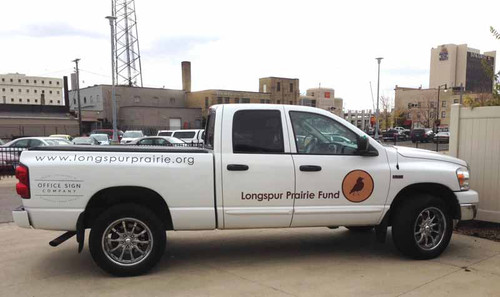 Longspur Prairie Fund Vehicle Graphics from Office Sign Company