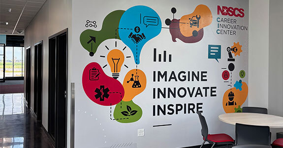 Custom Wall Graphics for Colleges