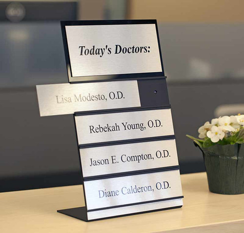 Custom Name Plates & Interchangeable Signs