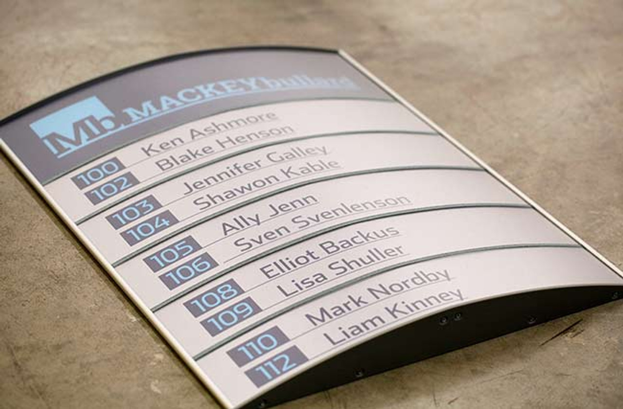 Directory & Wayfinding Signs