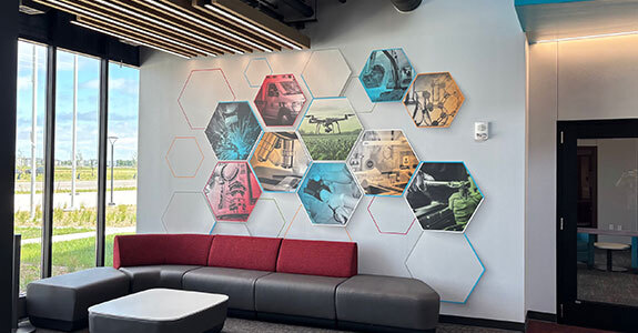 Creative Dimensional Signs for Lobby