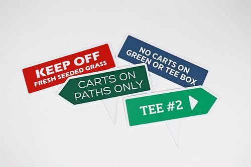 Directional Fairway Signs and Gold Signs