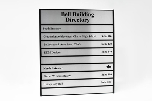 Custom Directory Signs and Suite Number, Room Directional Signs