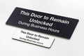 Keep Door Open Office and Door Signs, Engraved Signs Made in the USA