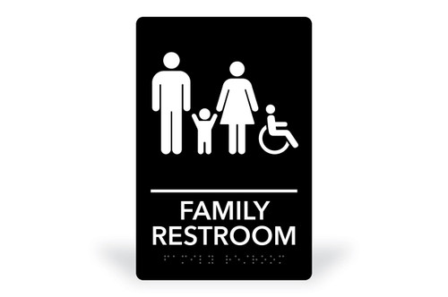 Family Restroom ADA Signs Economy
