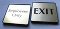 6" x 6" office signs with frame, business wall and doors signs for demanding professionals