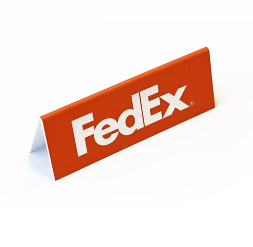 Fedex Table or Counter Sign Engraved