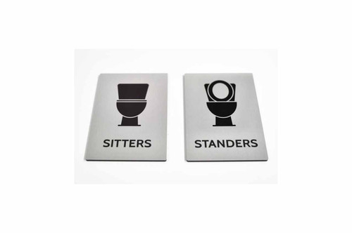 Humorous Restroom Signs