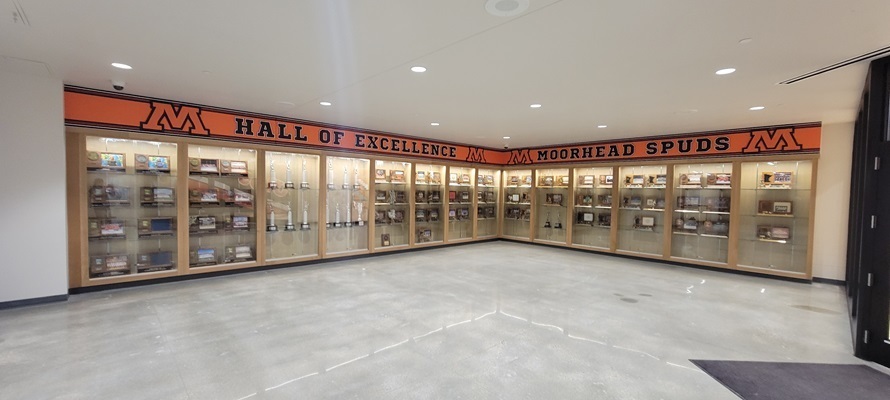 Hall Of Excellence Sign Lettering