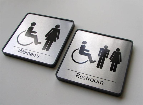 Handicap Bathroom Signs