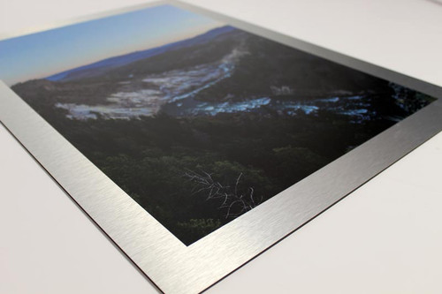 Brushed Metal with Full Color Print