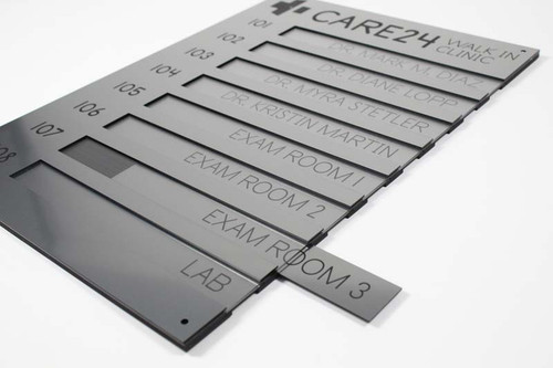 Interchangeable Directory Sign