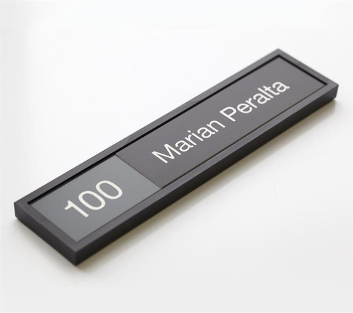 Interchangeable Signs with Frame, Room Number Office Signs