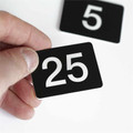 Room Number and Locker Room Signs - Mini Engraved Number Signs
