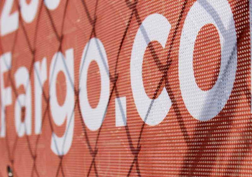 Fence Banners & Mesh Banner for Construction, Fences and Windy Conditions