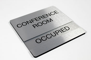 Metal Insert Only - for Metal Conference Room Sign with Insert Window