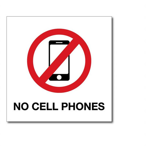No Cell Phone Sign