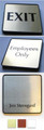 Custom Office Name Plates i na smaller 4" x 4" size