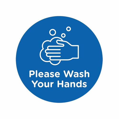 Please Wash Your Hands Decals