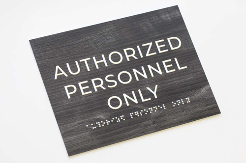 Printed Braille Signs - ADA