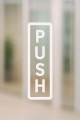 Push Pull Door Decals and Signs - Indoor or Outdoor