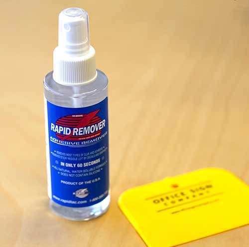 Rapid Remover surface preparation